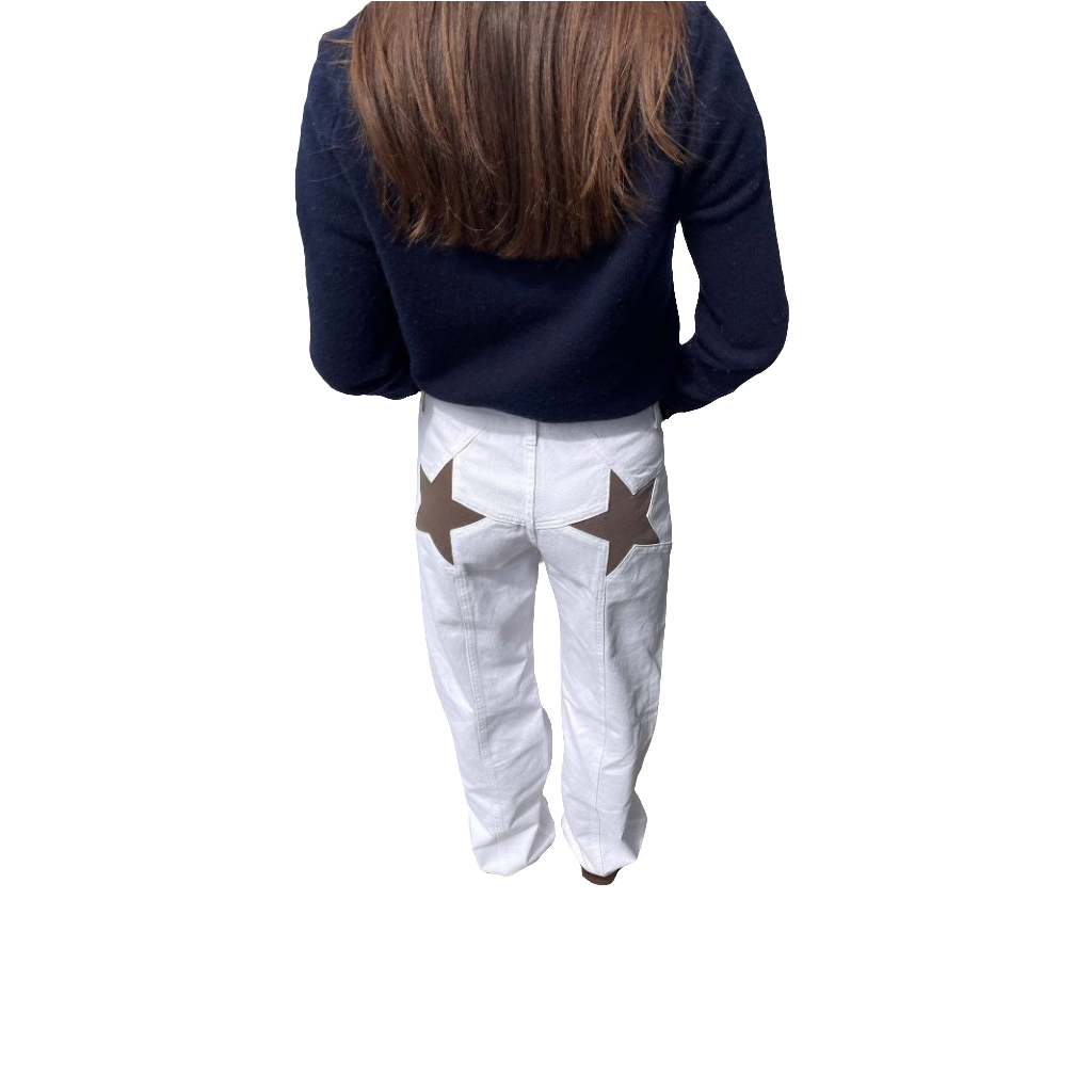 Y2K Star Patchwork Jeans Retro Cool American Style