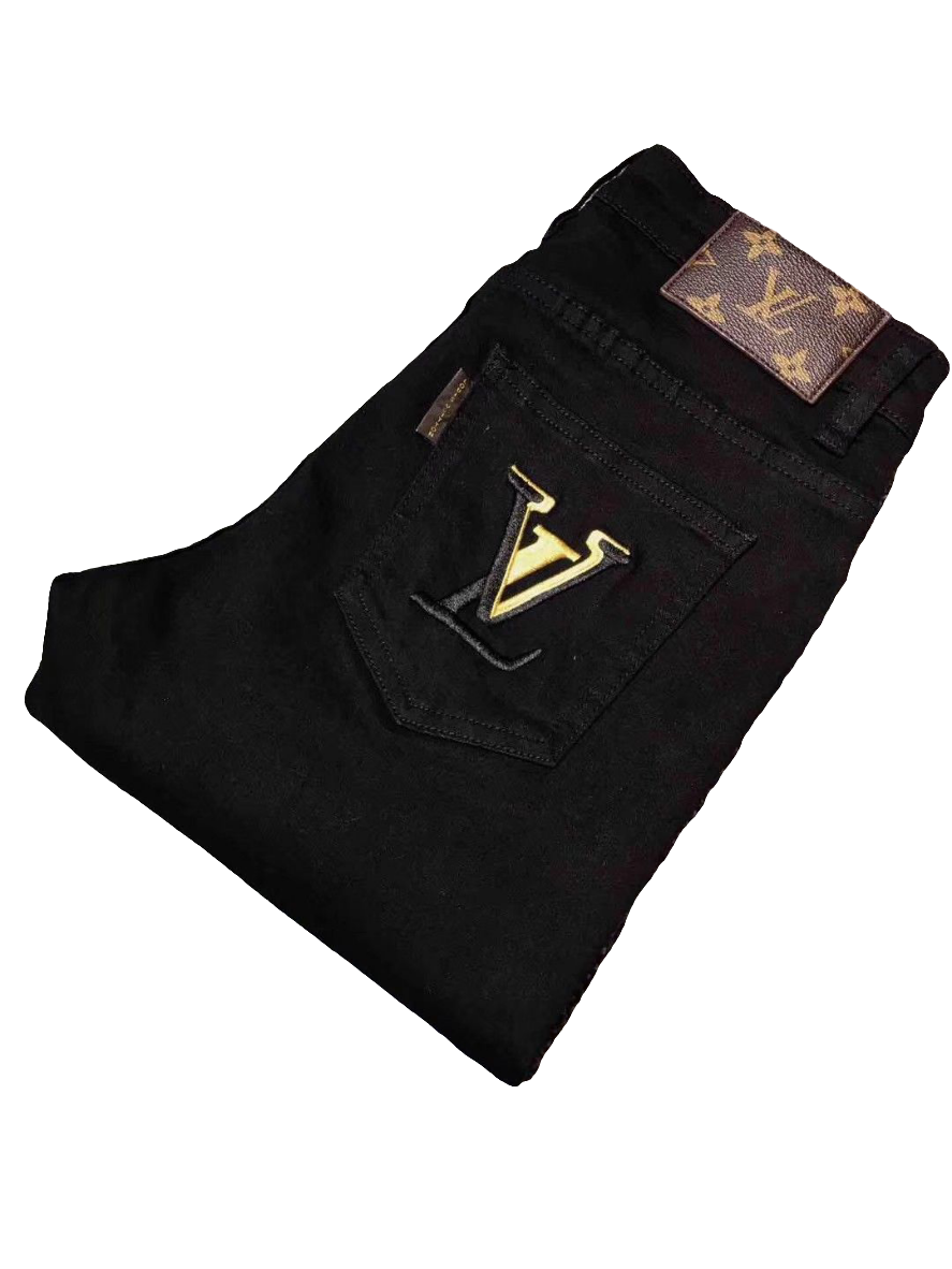 Mens SlimFit Black Jeans Elevated Style Autumn 2024