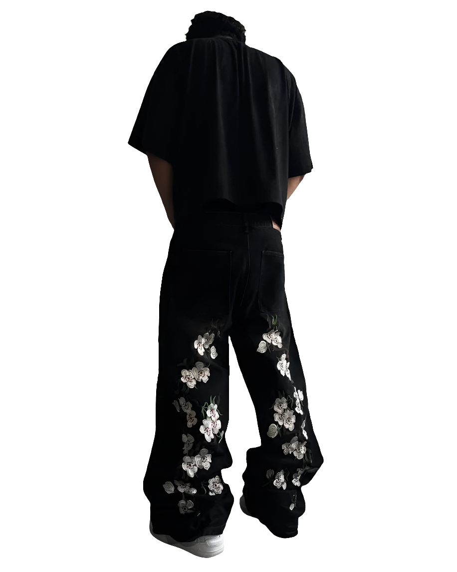 Y2K Embroidered Denim Retro Street Style Jeans