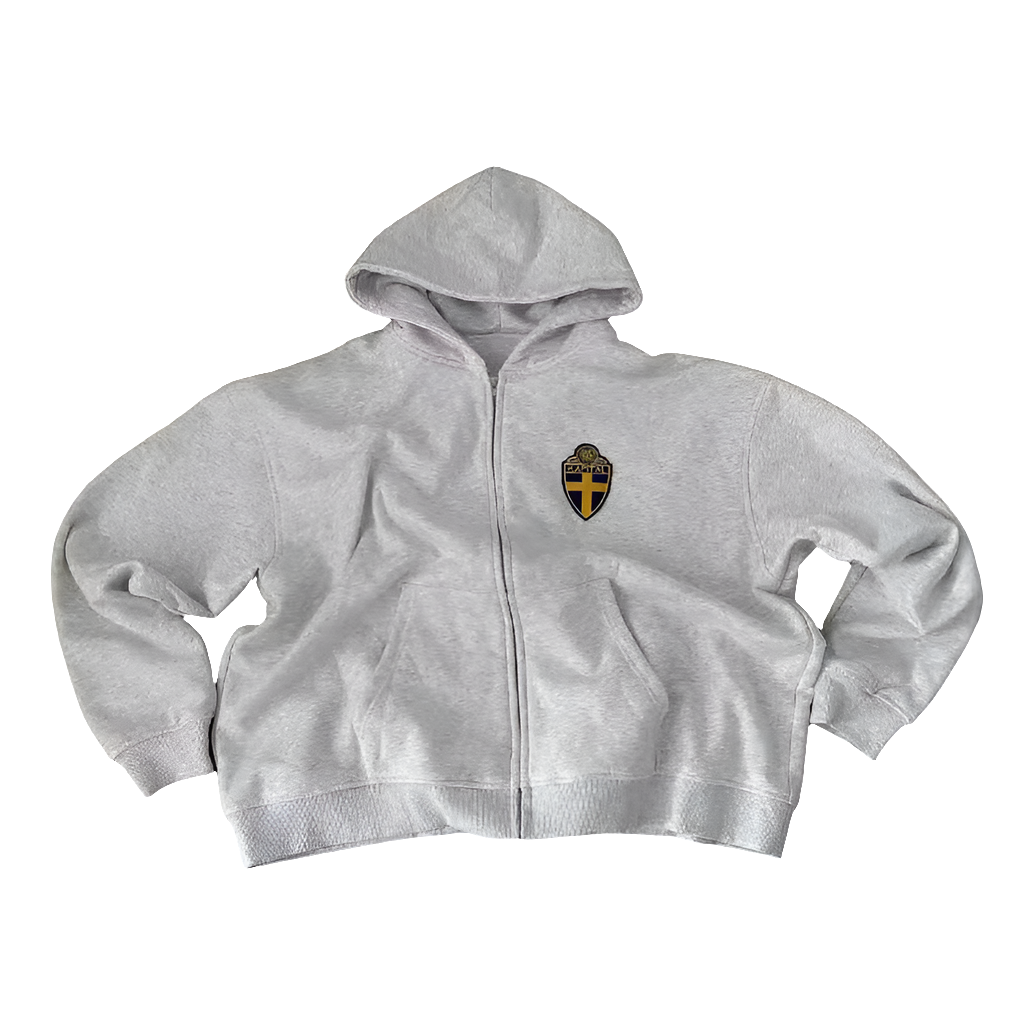 Embroidered Hoodie Set American Style Relaxed Fit