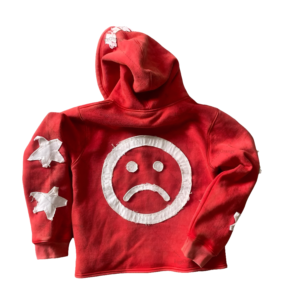 Star Patchwork Hoodie Street Style Comfort